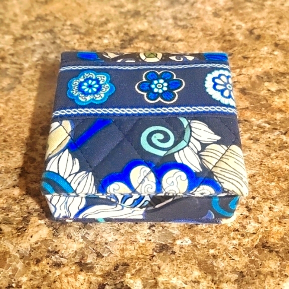 Vera Bradley Floral Post-It Note Holder Office Stationary Box